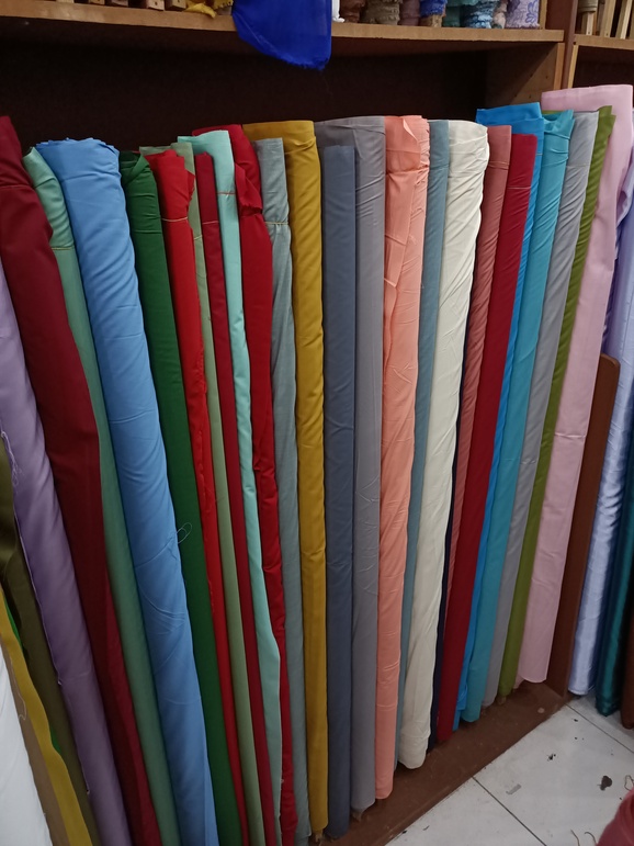 jual bahan kain lengkap toko dunia textile jln.sulawesi no 75 denpasar bali