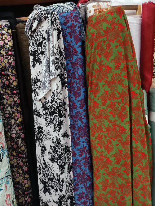 jual bahan kain lengkap toko dunia textile jln.sulawesi no 75 denpasar bali