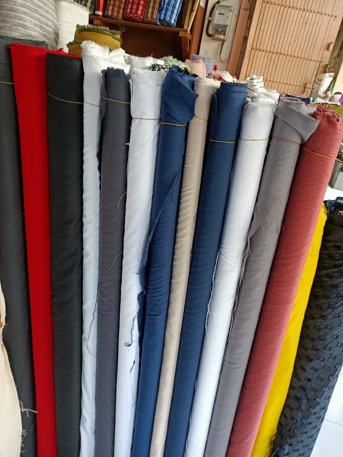 jual bahan kain lengkap toko dunia textile jln.sulawesi no 75 denpasar bali